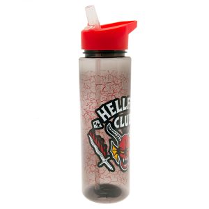 stranger things hellfire club plastic drinks bottle