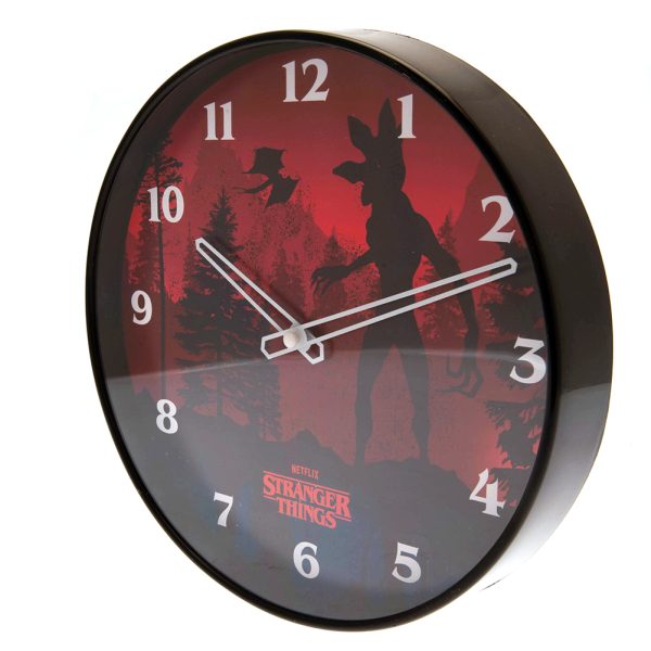 stranger things wall clock
