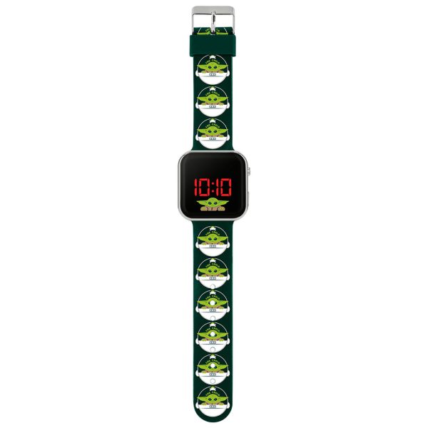 star wars: the mandalorian grogu junior led watch