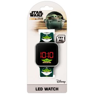 star wars: the mandalorian grogu junior led watch