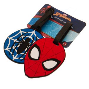 spider man luggage tags