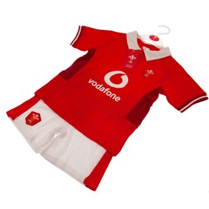wales ru shirt & short set 9/12 mths sp