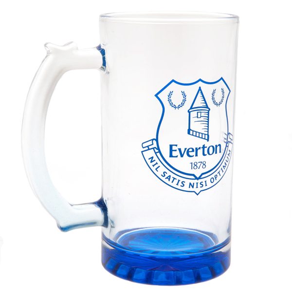 everton fc stein glass tankard