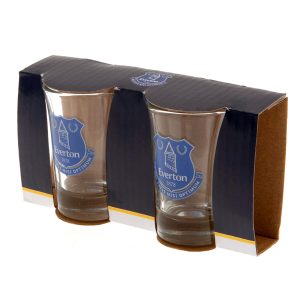 everton fc 2pk shot glass set
