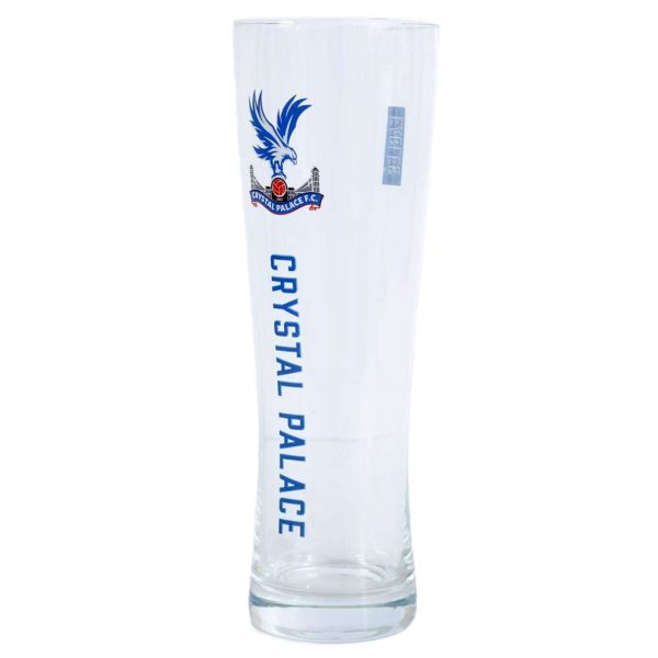 crystal palace fc tall beer glass