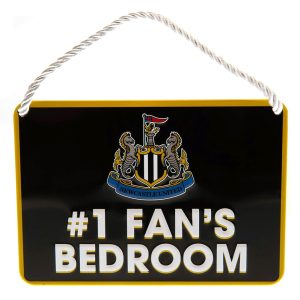 newcastle united fc bedroom sign no1 fan