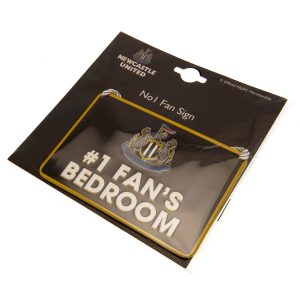 newcastle united fc bedroom sign no1 fan