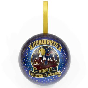 harry potter christmas gift bauble hogwarts castle