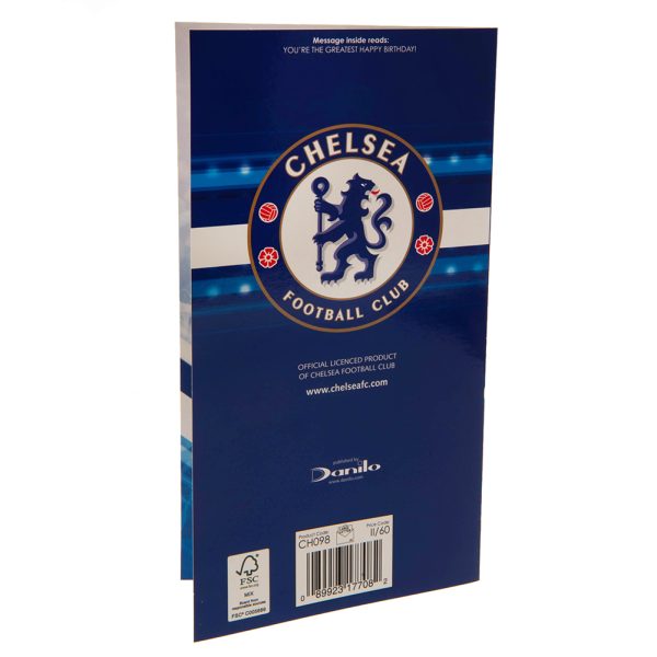 chelsea fc no. 1 dad birthday card