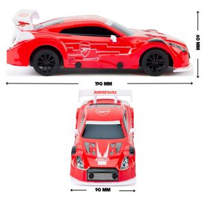 arsenal fc radio control sportscar 1:24 scale