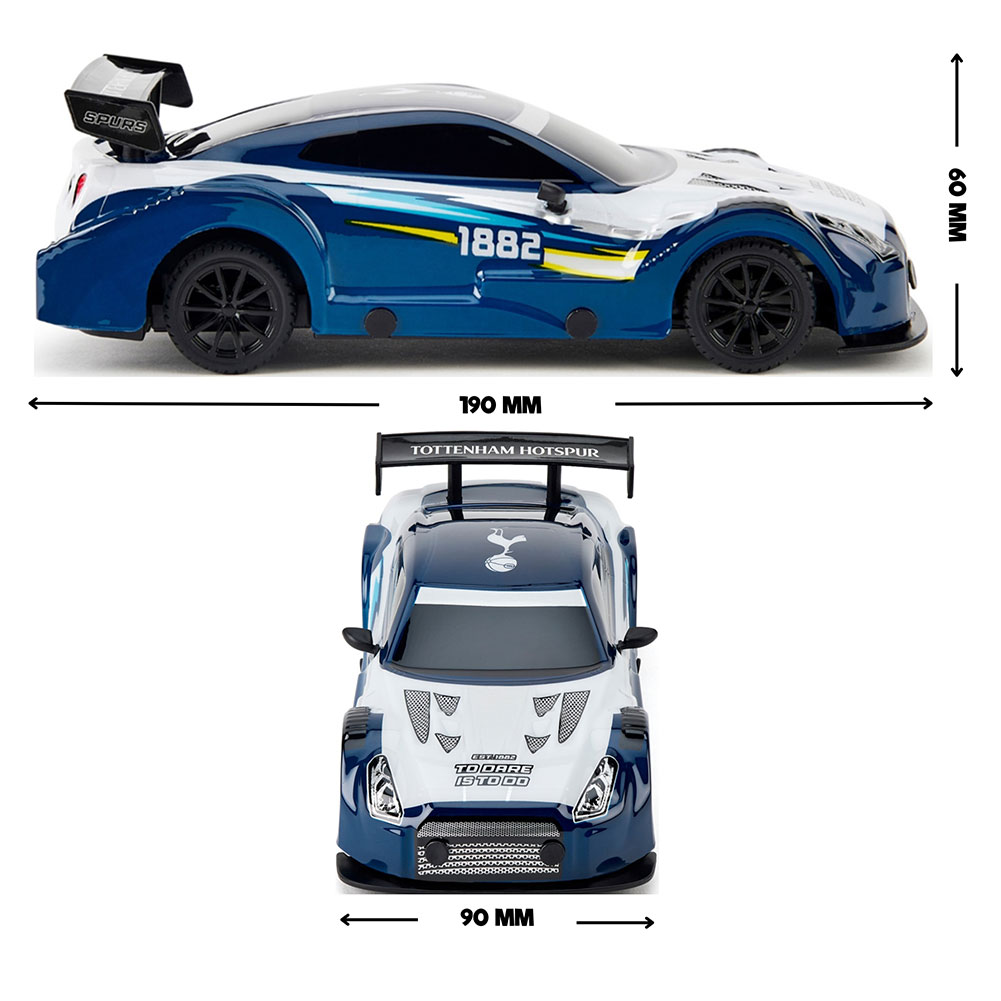 tottenham hotspur fc radio control sportscar 1:24 scale