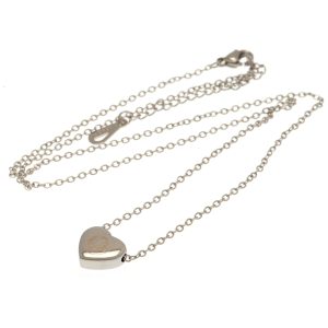 chelsea fc stainless steel heart necklace