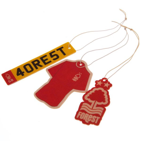 nottingham forest fc 3pk air freshener