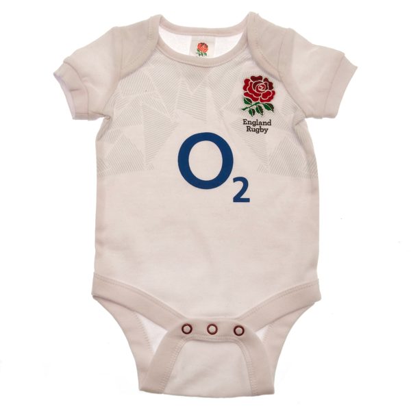 england rfu 2 pack bodysuit 0/3 mths pc