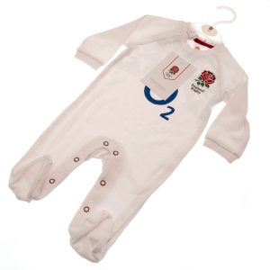 england rfu sleepsuit 9/12 mths pc