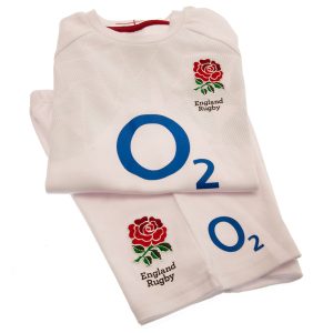 england rfu shirt & short set 6/9 mths pc