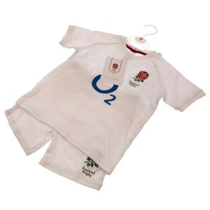 england rfu shirt & short set 18/23 mths pc