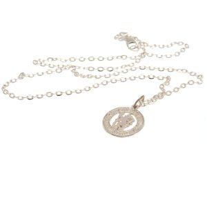 chelsea fc silver plated boxed pendant cr