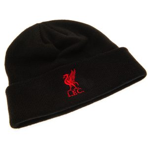 liverpool fc black cuff beanie