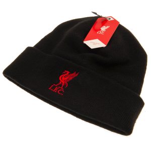 liverpool fc black cuff beanie
