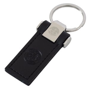 celtic fc leather key fob