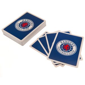 rangers fc playing cards