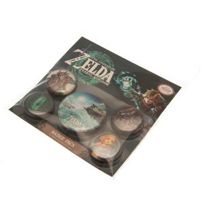 the legend of zelda button badge set