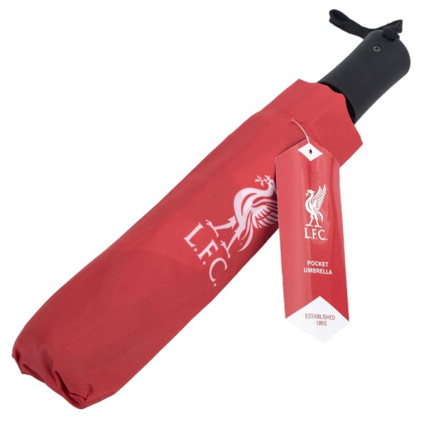 liverpool fc red & white umbrella