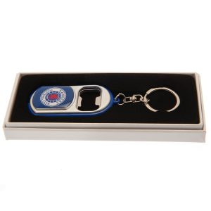 rangers fc keyring torch bottle opener