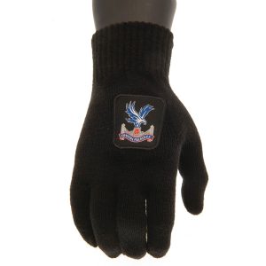 crystal palace fc knitted gloves junior