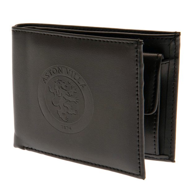 aston villa fc debossed wallet