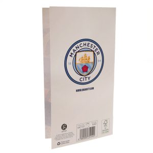 manchester city fc retro shirt birthday card