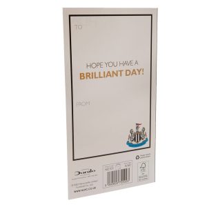 newcastle united fc crest birthday card