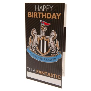 newcastle united fc personalised birthday card