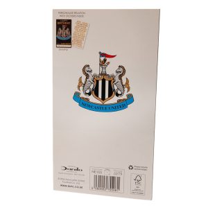 newcastle united fc personalised birthday card