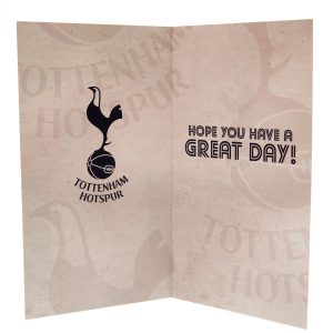 tottenham hotspur fc retro shirt birthday card