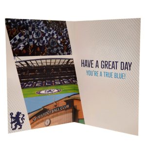 chelsea fc birthday card with stickers