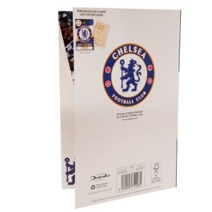 chelsea fc birthday card with stickers