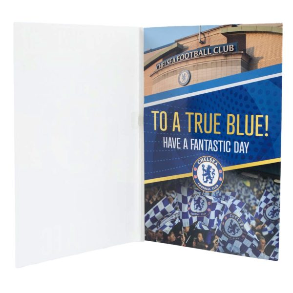 chelsea fc musical birthday card