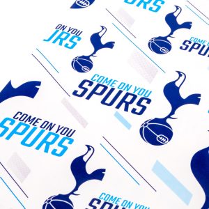 tottenham hotspur fc text gift wrap