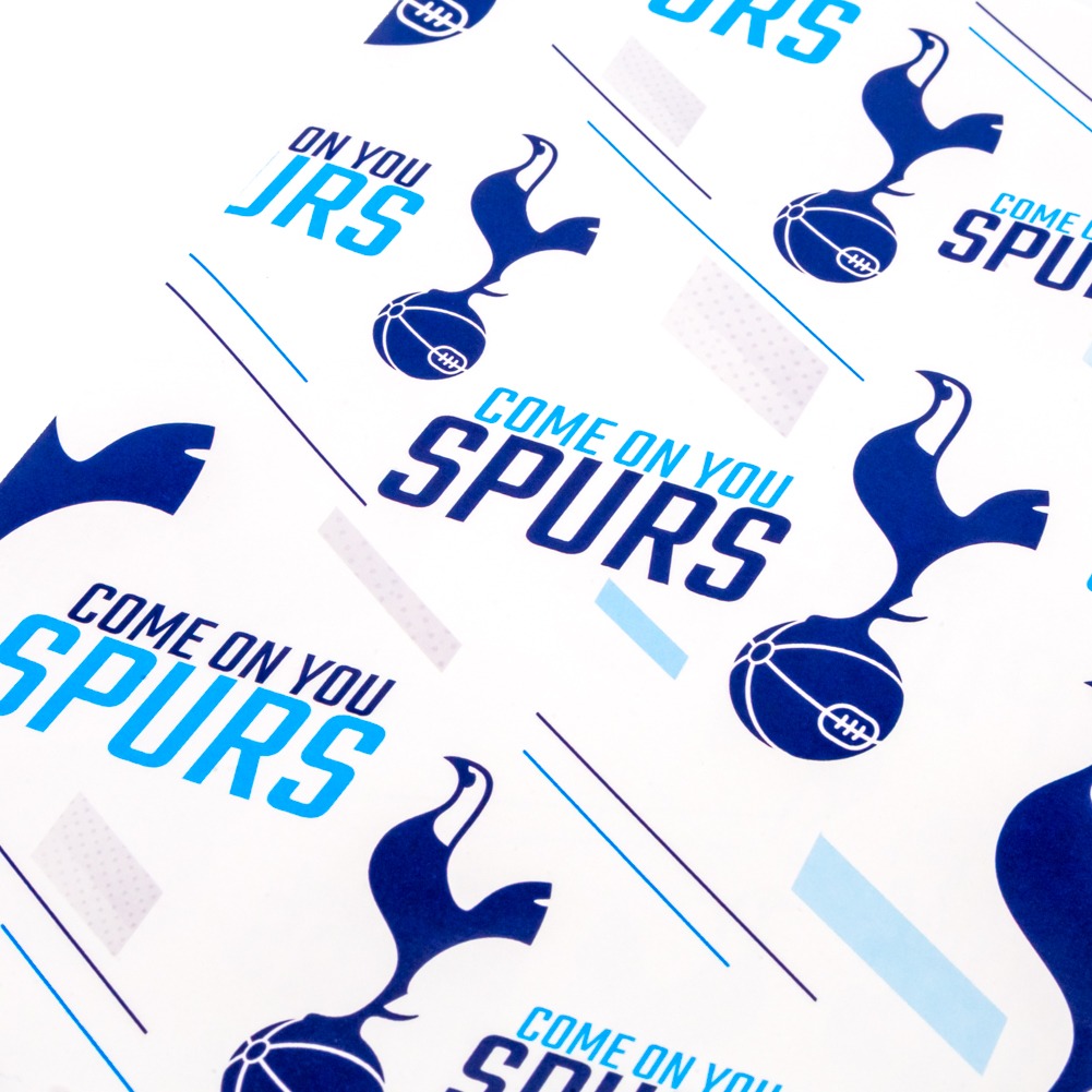 tottenham hotspur fc text gift wrap