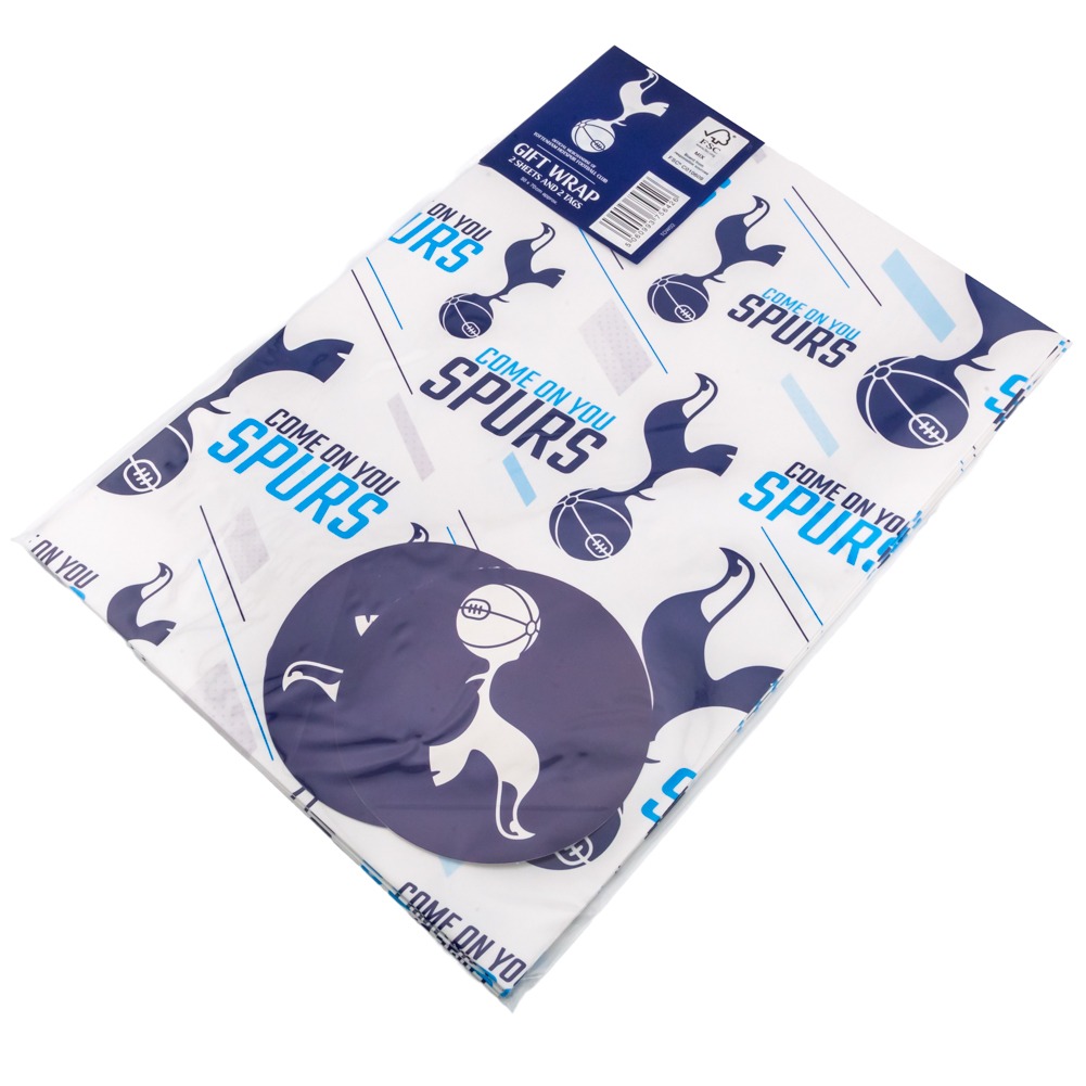 tottenham hotspur fc text gift wrap