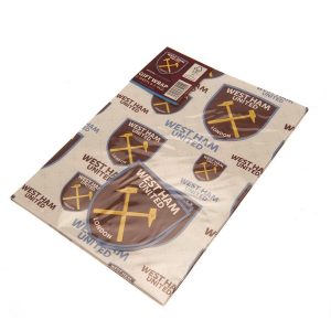 west ham united fc text gift wrap