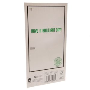 celtic fc crest birthday card