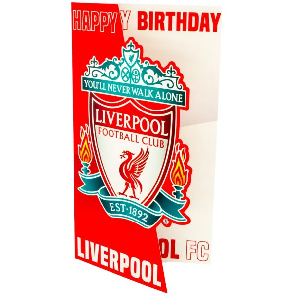 liverpool fc crest birthday card
