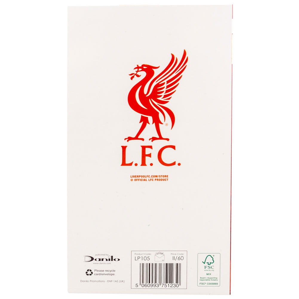 liverpool fc dad birthday card liverpool fc dad birthday card