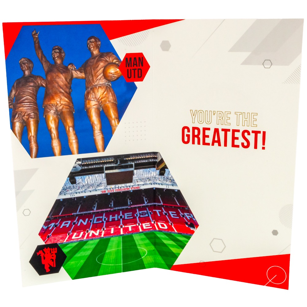 manchester united fc dad birthday card manchester united fc dad birthday card