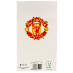 manchester united fc dad birthday card