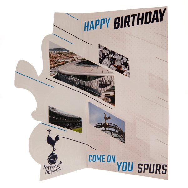 tottenham hotspur fc crest birthday card