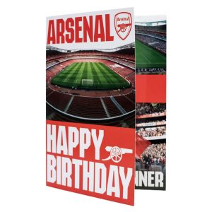 arsenal fc musical birthday card